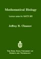 Book cover: Mathematical Biology