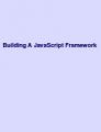 Small book cover: Building A JavaScript Framework