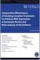 Book cover: Comparative Effectiveness of Smoking Cessation Treatments for Patients with Depression