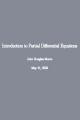 Book cover: Introduction to Partial Differential Equations
