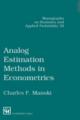Small book cover: Analog Estimation Methods in Econometrics