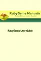 Small book cover: RubyGems User Guide