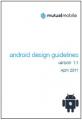 Book cover: Android Design Guidelines