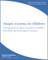 Small book cover: Atopic Eczema in Children