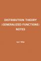 Small book cover: Distribution Theory (Generalized Functions)