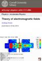 Book cover: Theory of Electromagnetic Fields