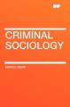 Book cover: Criminal Sociology