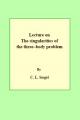 Small book cover: Lectures on the Singularities of the Three-Body Problem