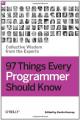 Book cover: 97 Things Every Programmer Should Know