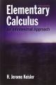 Book cover: Elementary Calculus: An Approach Using Infinitesimals