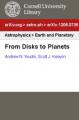 Small book cover: From Disks to Planets