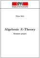 Book cover: Algebraic K-Theory