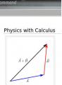 Book cover: Physics with Calculus