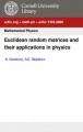Book cover: Euclidean Random Matrices and Their Applications in Physics
