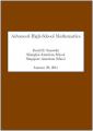 Book cover: Advanced High-School Mathematics