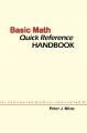 Book cover: Basic Math Quick Reference Handbook