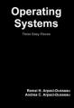 Book cover: Operating Systems: Three Easy Pieces
