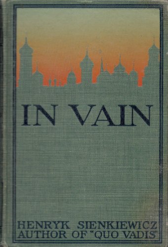 Large book cover: In Vain