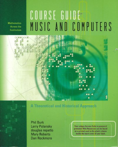 Large book cover: Music and Computers
