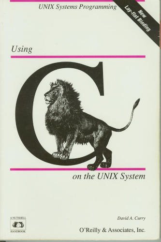 Large book cover: Using C on the UNIX System