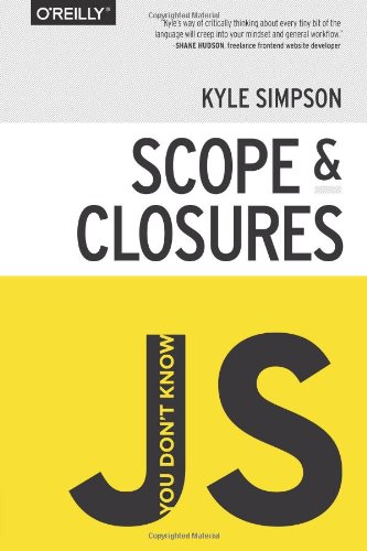 Large book cover: You Don't Know JS: Scope and Closures