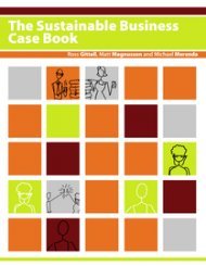 Large book cover: The Sustainable Business Case Book