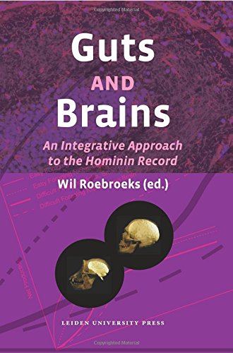 Large book cover: Guts and Brains: An Integrative Approach to the Hominin Record