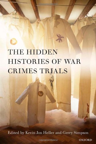 Large book cover: The Hidden Histories of War Crimes Trials