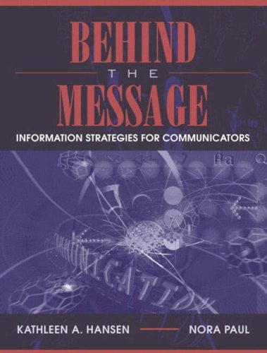 Large book cover: Information Strategies for Communicators