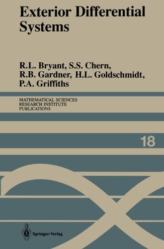 Large book cover: Exterior Differential Systems