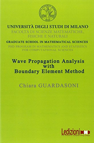 Large book cover: Wave Propagation Analysis with Boundary Element Method