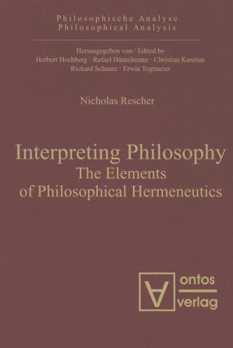 Large book cover: Interpreting Philosophy: The Elements of Philosophical Hermeneutics