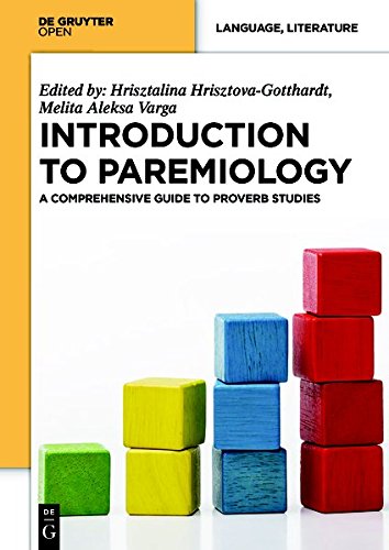 Large book cover: Introduction to Paremiology: A Comprehensive Guide to Proverb Studies