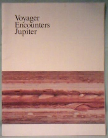 Large book cover: Voyager Encounters Jupiter