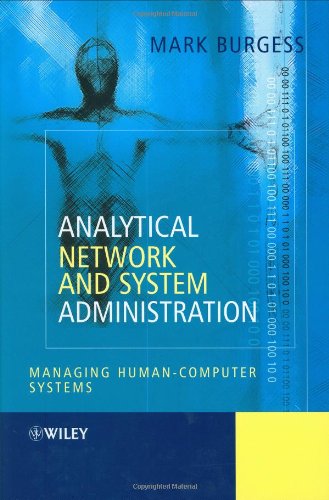Large book cover: Analytical Network and System Administration