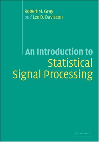 Large book cover: An Introduction to Statistical Signal Processing