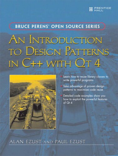 Large book cover: An Introduction to Design Patterns in C++ with Qt 4