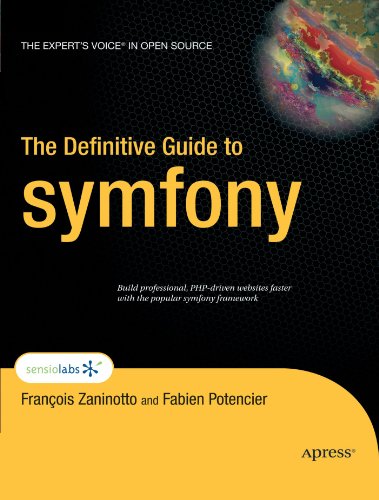 Large book cover: The Definitive Guide to symfony