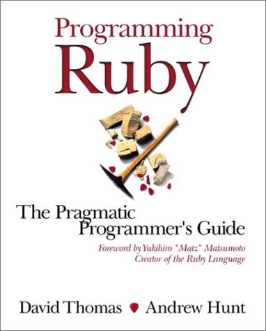 Large book cover: Programming Ruby: The Pragmatic Programmer's Guide