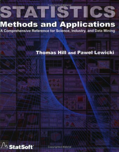 Large book cover: Statistics: Methods and Applications