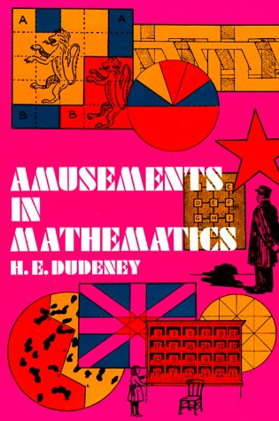 Large book cover: Amusements in Mathematics