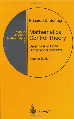 Large book cover: Mathematical Control Theory: Deterministic Finite Dimensional Systems