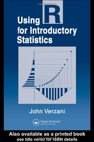 Large book cover: Using R for Introductory Statistics