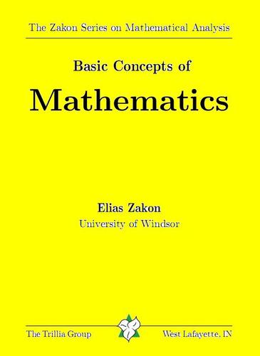 Large book cover: Basic Concepts of Mathematics