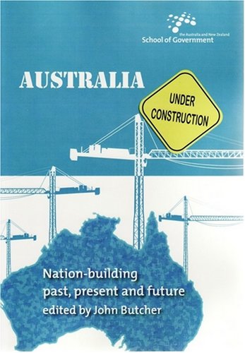Large book cover: Australia Under Construction