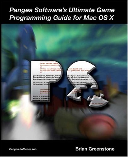 Large book cover: Pangea Software's Ultimate Game Programming Guide for Mac OS X