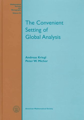 Large book cover: The Convenient Setting of Global Analysis