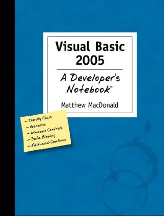 Large book cover: Visual Basic 2005: A Developer's Notebook