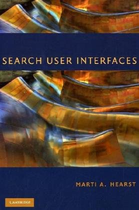 Large book cover: Search User Interfaces