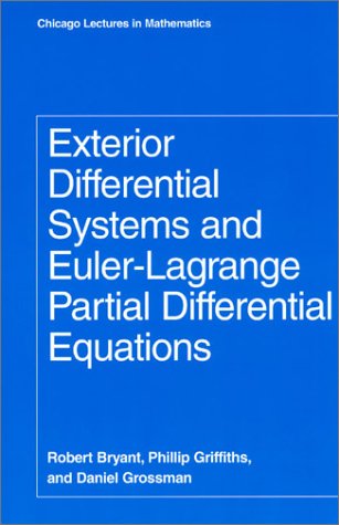 Large book cover: Exterior Differential Systems and Euler-Lagrange Partial Differential Equations
